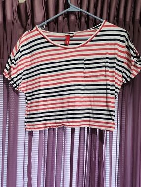 Divided By H&M Striped Crop Top 2